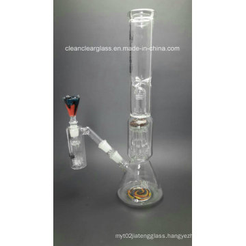 Creative Design Wholesale Glass  Water Pipe Hookah 45cm with Arm Tree Perc